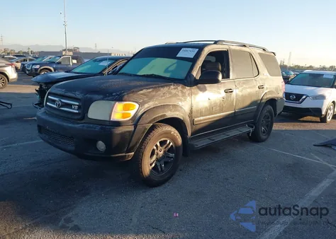 2003 Toyota Sequoia Limited V8 из США, поврежденный, VIN 5TDZT38A63S188604